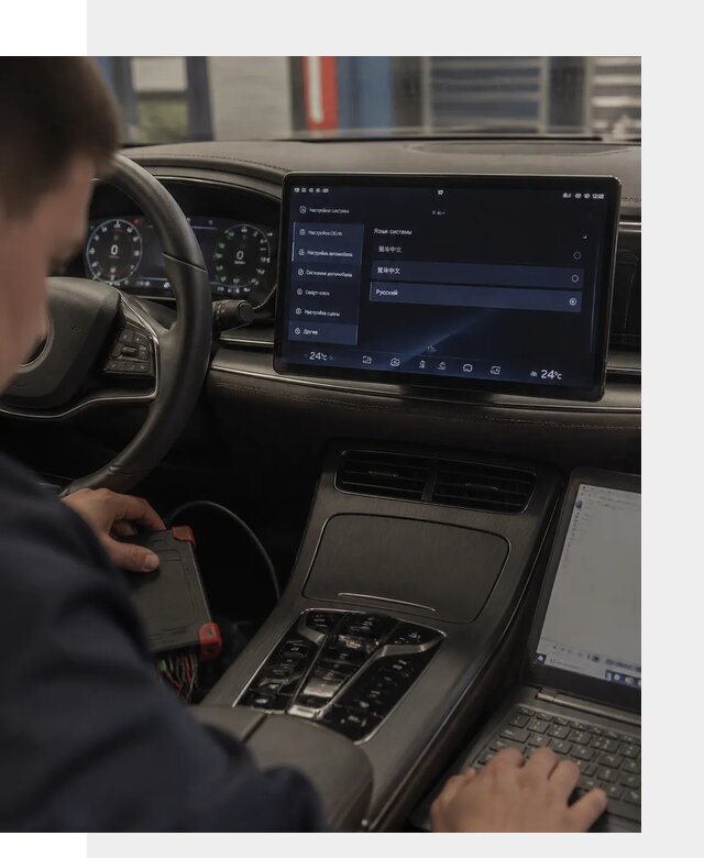 Русификация автомобиля BYD HAN для эксплуатации в Шатуре